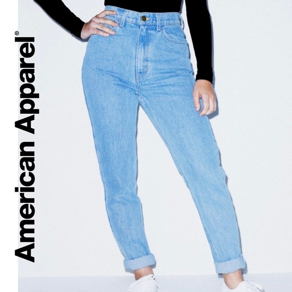 American Apparel Denim - American Apparel Women's High-Waist Moms Jean 27